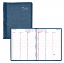 Brownline® Mountain Weekly Planner 11" x 8-1/2" English Blue