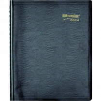 Brownline® Essential Daily Planner 11" x 8-1/2" English Black