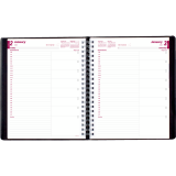 Brownline® Essential Daily Planner 11"x8-1/2" English Black