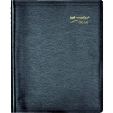 Brownline® Essential Daily Planner 11"x8-1/2" English Black