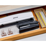 Bostitch® Antimicrobial Flat Clinch Stapler Full Strip Black