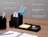 Bostitch Konnect™ Desk Organizer Power Base with Phone Stand Black