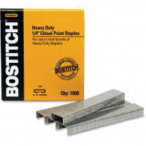 Bostitch® Heavy Duty Staples 1/4" 2-25 sheets 1,000/box