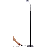 Bostitch® Task + Accent LED Floor Lamp 52" 4.5W Black