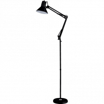 Bostitch® Office Swing Arm LED Floor Lamp 72" Black
