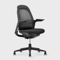 Haworth Breck Office Chair w/GeoStretch Back & Lumbar Support Black