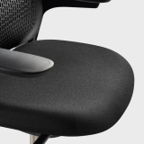 Haworth Breck Office Chair w/GeoStretch Back & Lumbar Support Black