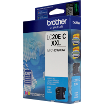Brother Inkjet Cartridge Super High Yield LC20ECS Cyan