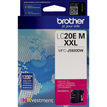 Brother Inkjet Cartridge Super High Yield LC20EMS Magenta