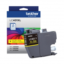 Brother Inkjet Cartridge High Yield LC401XL Yellow