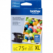 Brother Inkjet Cartridge High Yield LC75YS Yellow