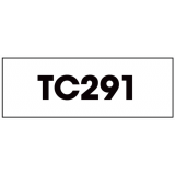 Brother® P-Touch® TC Tape 3/8" Black on White