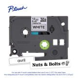 Brother® P-Touch® TZ Tape 1/2" Black on White
