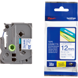 Brother® P-Touch® TZ Tape 1/2" Blue on White