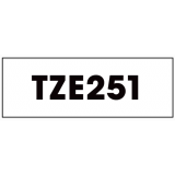 Brother® P-Touch® TZ Tape 1" Black on White