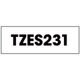 Brother® P-Touch® TZeS Industrial Tape 1/2" Black on White