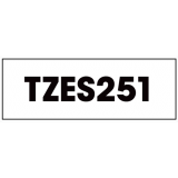 Brother® P-Touch® TZeS Industrial Tape 1" Black on White