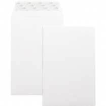 Business Source Self-Seal Catalogue Envelopes White 6" x 9" 100/box