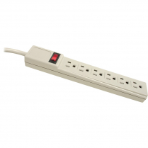 POWER STRIP 6 OUTLET PUTTY 15