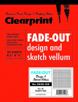 Clearprint Isometric Grid Pad 8-1/2" x 11" 30Sheets