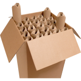 Crimped Mailing Tube 24" x 2" Kraft