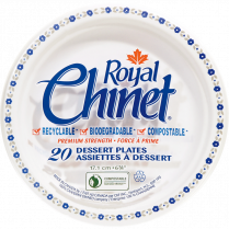 PAPER PLATES 6" 20/PACKG ROYAL CHINET