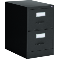*Lightly Used* Global® Fileworks® 2600 Series Vertical File 2-Drawer Legal Black