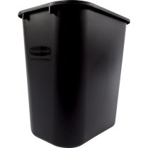 *Lightly Used* Rubbermaid® Wastebasket 26.6 L 15-1/2”W x 11”D x 20”H Black