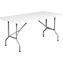 *Lightly Used* HDL® Toughlite Rectangular Folding Table 30"W x 60"L x 29"H Granite