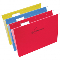 Continental Hanging Folders Letter Assorted Colours 25/box