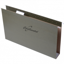 Continental Extra Capacity Hanging Folders Legal 3" Standard Green 25/box