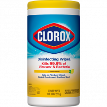Clorox® Disinfecting Wipes Lemon Fresh 75 sheets/tub