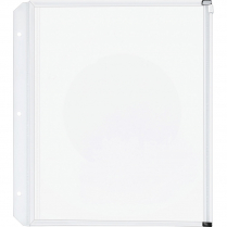 Cardinal® Expanding Zipper Binder Pockets Clear 3/pkg