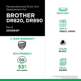 Clover Imaging Remanufactured Laser Cartridge Drum (Brother DR820) Black