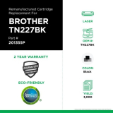 Clover Imaging Remanufactured Laser Cartridge (Brother TN227BK) High Yield Black