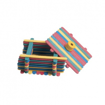 Creativity Street® Craft Sticks 4-1/2" x 3/8" Assorted Colours 1,000/box