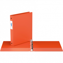 Davis Group&reg; Essential Premium Economy Round Ring Binder 2" Orange
