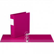 Davis Group&reg; Essential Premium Economy Round Ring Binder 2" Pink