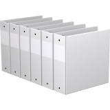 Davis Group&reg; Essential Premium Economy Round Ring Binder 3" White