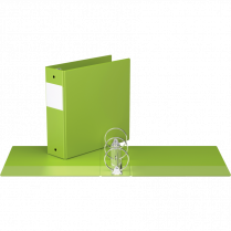 Davis Group&reg; Essential Premium Economy Round Ring Binder 3" Lime Green