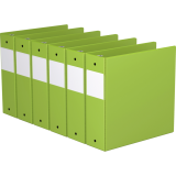 Davis Group&reg; Essential Premium Economy Round Ring Binder 3" Lime Green