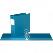 Davis Group&reg; Essential Premium Economy Round Ring Binder 3" Turquoise Blue
