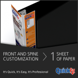 Davis Group Deluxe QuickFit® Heavy Duty D-Ring File Binder 3" Black