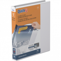 Davis Group QuickFit® View D-Ring Binder 1" White