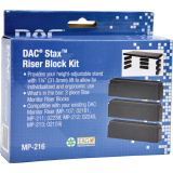 DAC® Monitor Riser Leg Block Kit 6"W x 1-1/2"D x 1-1/4"H Black