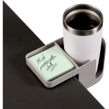 Deflecto® Standing Desk Cup Holder Grey