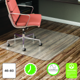 Deflecto® Hard Floor Chair Mat 46" x 60" Rectangular