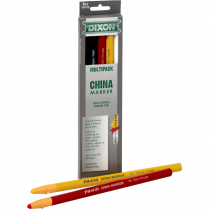 Dixon® Phano® Dry China Markers Assorted Colours 5/box