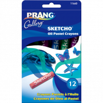 Prang® Gallery™ Sketcho® Oil Pastel Crayons Assorted Colours 12/box