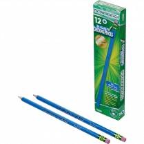 Ticonderoga® Erasable Checking Pencils Blue 12/box